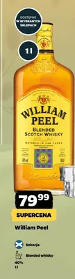 Whisky William Peel Blended Scotch Whisky promocja w Netto