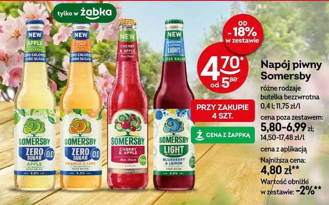 Napój piwny różne rodzaje promocja w Żabka