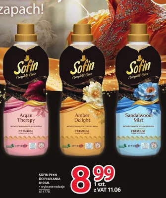 Sofin Complete Care płyn do płukania Amber Delight 614778 promocja w Selgros