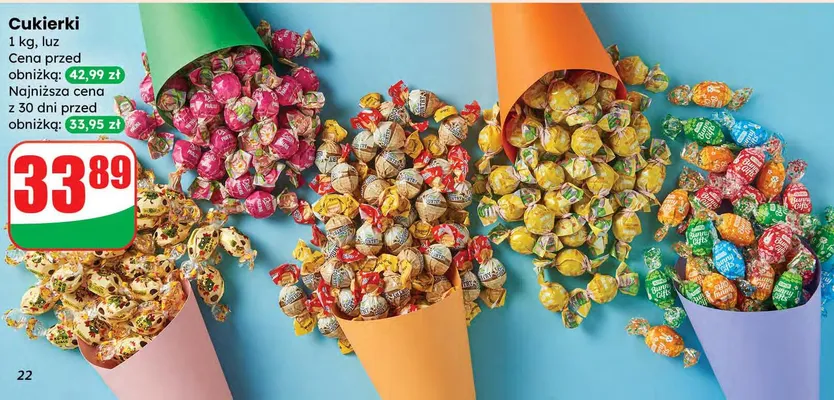 Cukierki promocja w Dino
