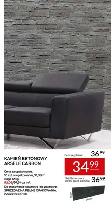 Kamień betonowy Arsele Carbon promocja w Abra Meble