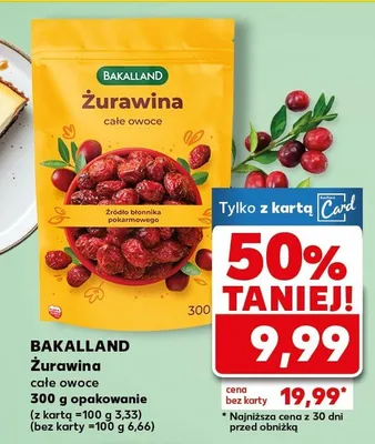 Żurawina całe owoce promocja w Kaufland