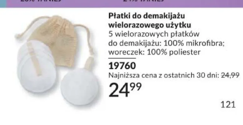 Płatki do demakijażu wielorazowego użytku promocja w AVON
