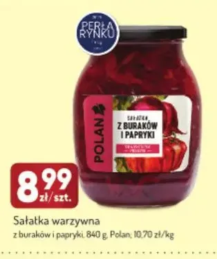 Sałatka warzywna z buraków i papryki Polan promocja w Avita