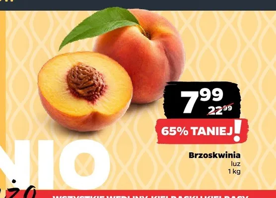 Brzoskwinia luz promocja w Netto