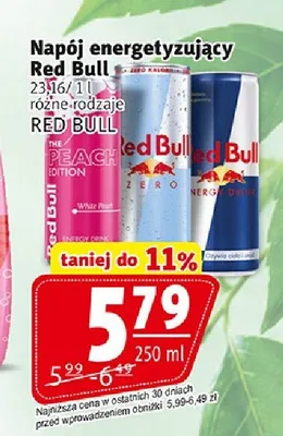 Napój energetyzujący Red Bull promocja w Prim Market