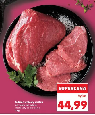 Udziec wołowy ekstra promocja w Kaufland