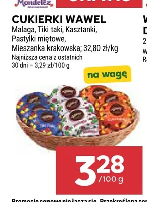 Cukierki Wawel Tiki Taki promocja w Stokrotka