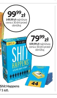 Gra Shit Happens Goliath promocja w Empik