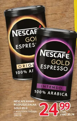 Kawa rozpuszczalna Nescafé Gold Espresso Original promocja w Selgros