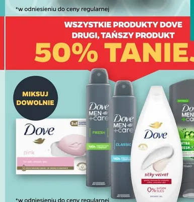 Żel pod prysznic Dove silky velvet promocja w Netto
