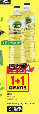 Olej rzepakowy promocja w Intermarche