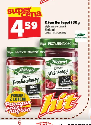 Dżem wiśniowy Herbapol promocja w TOPAZ