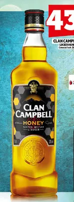 Likier Clan Campbell Honey 30% promocja w TOPAZ