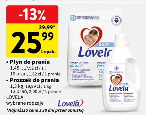Płyn do prania 1,45 l, wybrane rodzaje 16 prań promocja w Intermarche