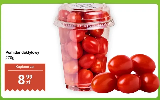 Pomidor daktylowy promocja w Dino