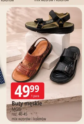 Buty męskie MGB promocja w Leclerc
