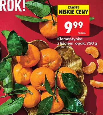 Klementynka z liściem promocja w Biedronka