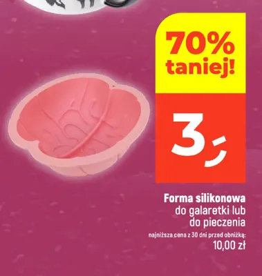 Forma silikonowa do galaretki lub do pieczenia promocja w Dealz