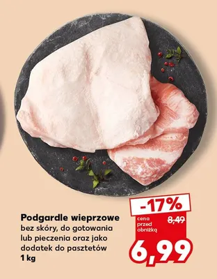 Podgardle wieprzowe bez skóry promocja w Kaufland