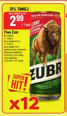 Piwo Żubr promocja w POLOmarket
