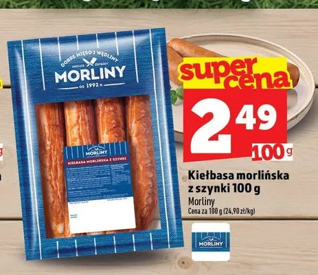 Kiełbasa morlińska z szynki Morliny promocja w TOPAZ