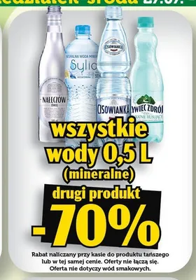 Woda mineralna Cisowianka promocja w TOPAZ