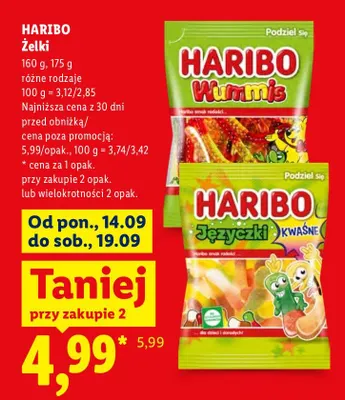 Żelki Wummis Haribo promocja w Lidl