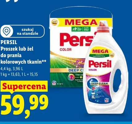 Żel do prania kolorowych tkanin Persil Color MEGA promocja w Lidl