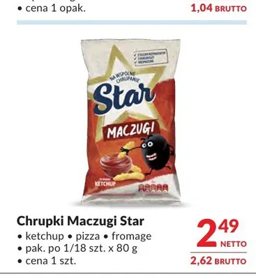 Chrupki Maczugi Star fromage promocja w Makro