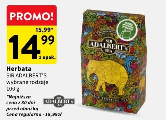 Herbata wybrane rodzaje promocja w Intermarche