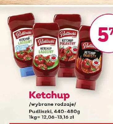 Ketchup ognisty Pudliszki promocja w Bliski