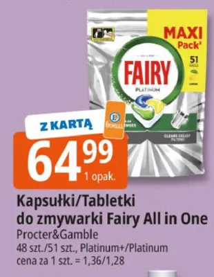 Kapsułki/Tabletki do zmywarki All in One promocja w Leclerc