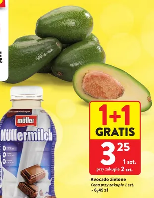 Awokado zielone promocja w Intermarche