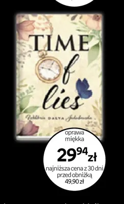 Książka Time of Lies promocja w Empik
