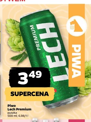 Piwo Lech Premium promocja w Netto