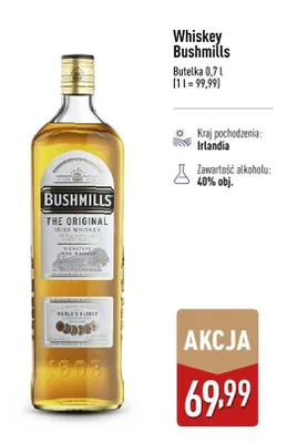 Whiskey Bushmills The Original promocja w Aldi
