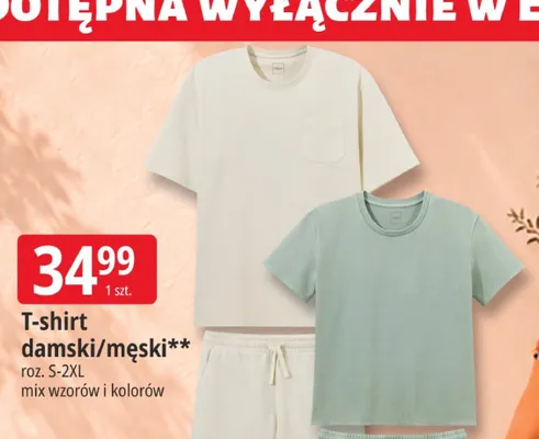 T-shirt damski/męski Tissaia promocja w Leclerc