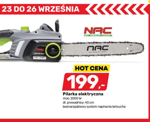 Pilarka elektryczna Nac promocja w Bricomarche