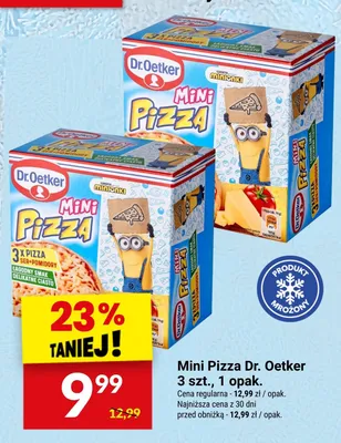 Mini pizza Dr. Oetker 3-pak promocja w Twój Market