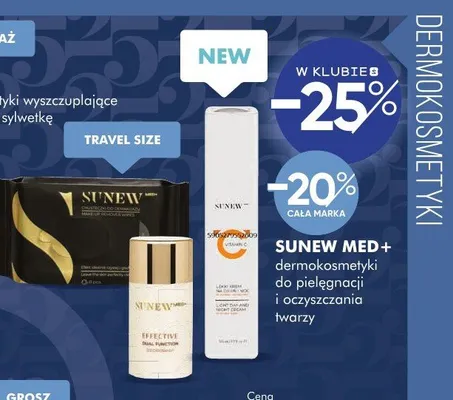 Dermokosmetyki do pielęgnacji i oczyszczania twarzy SUNEW MED+ promocja w Super-Pharm