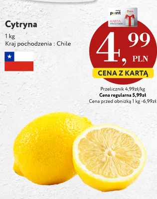 Cytryny promocja w Market Point