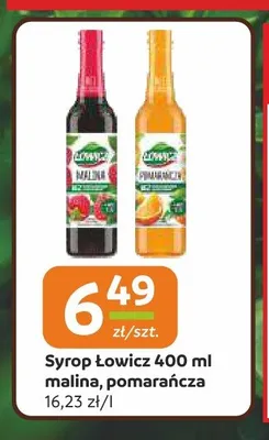 Syrop Łowicz pomarańcza promocja w Społem Częstochowa