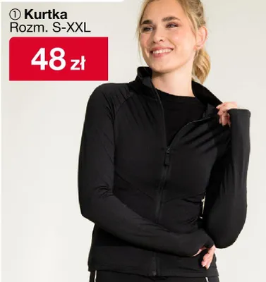 Kurtka damska sportowa Rozm. S-XXL promocja w Woolworth