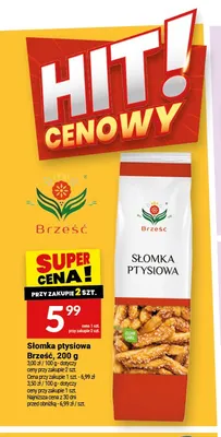 Słomka ptysiowa Brześć promocja w Twój Market