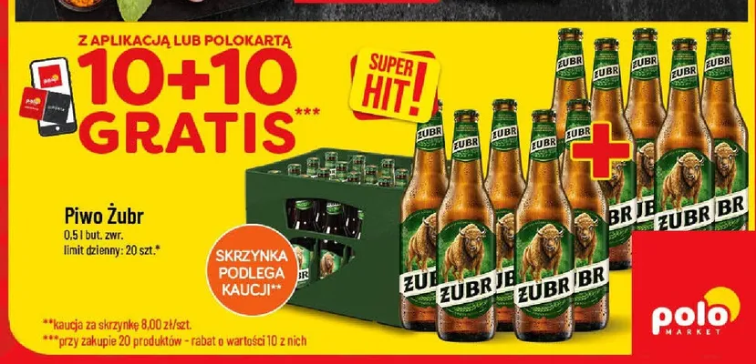 Piwo Żubr promocja w POLOmarket