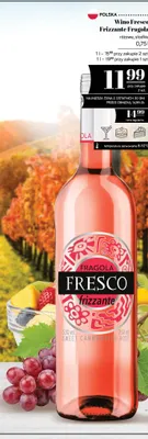 Wino różowe Fresco Frizzante Fragola słodkie promocja w POLOmarket