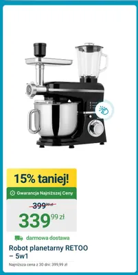 Robot planetarny Retoo 5w1 promocja w ERLI