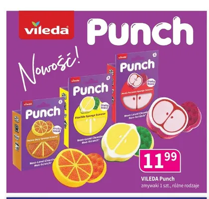 Zmywaki Vileda Punch promocja w Drogerie Polskie