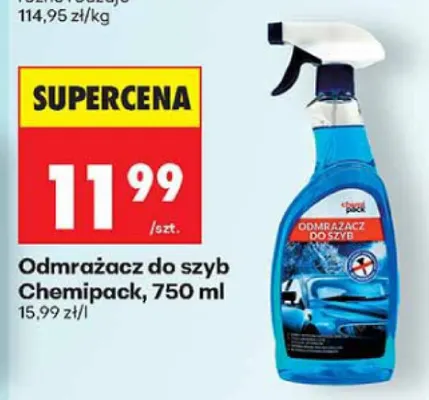 Odmrażacz do szyb Chemipack promocja w Biedronka